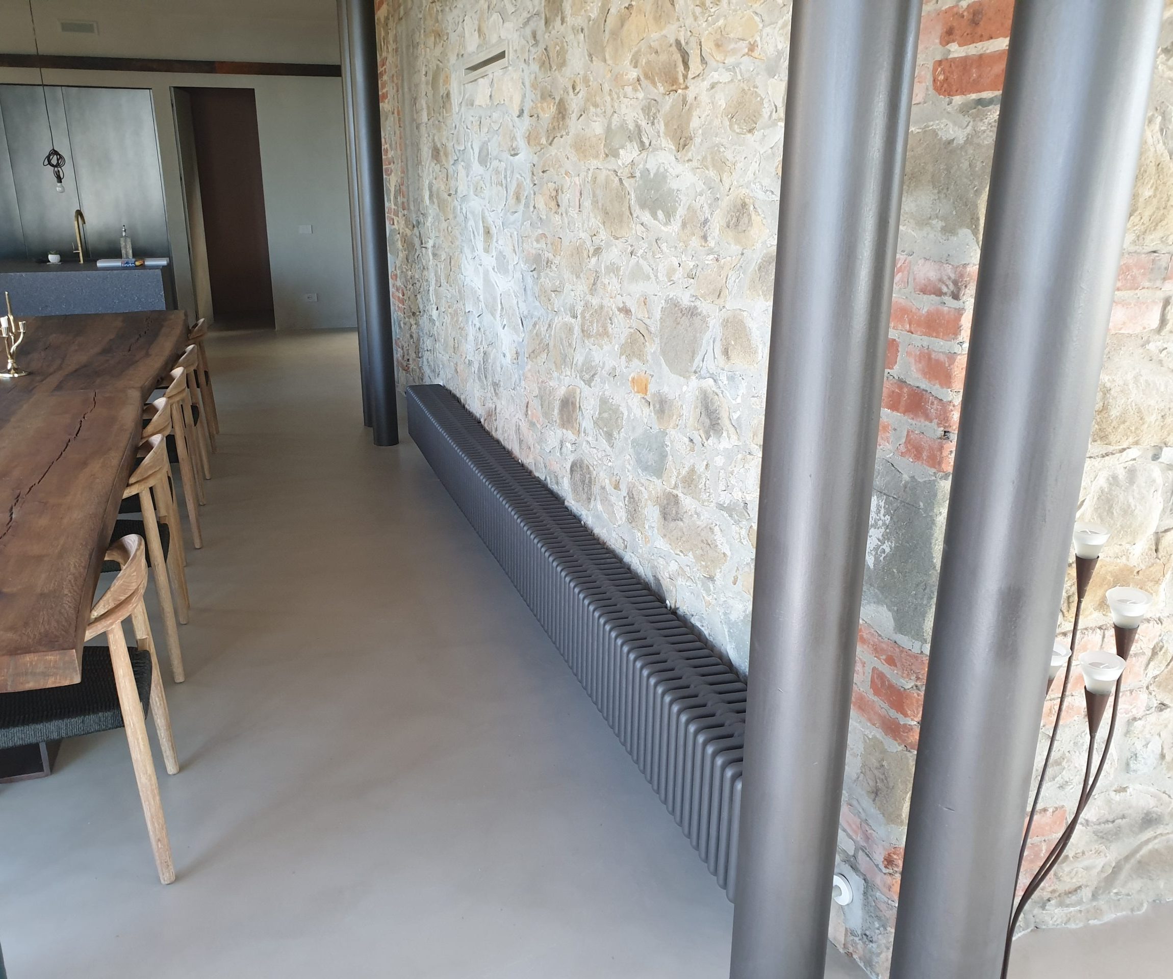 Progettazione degli impianti di riscaldamento e ventilazione per una villa privata