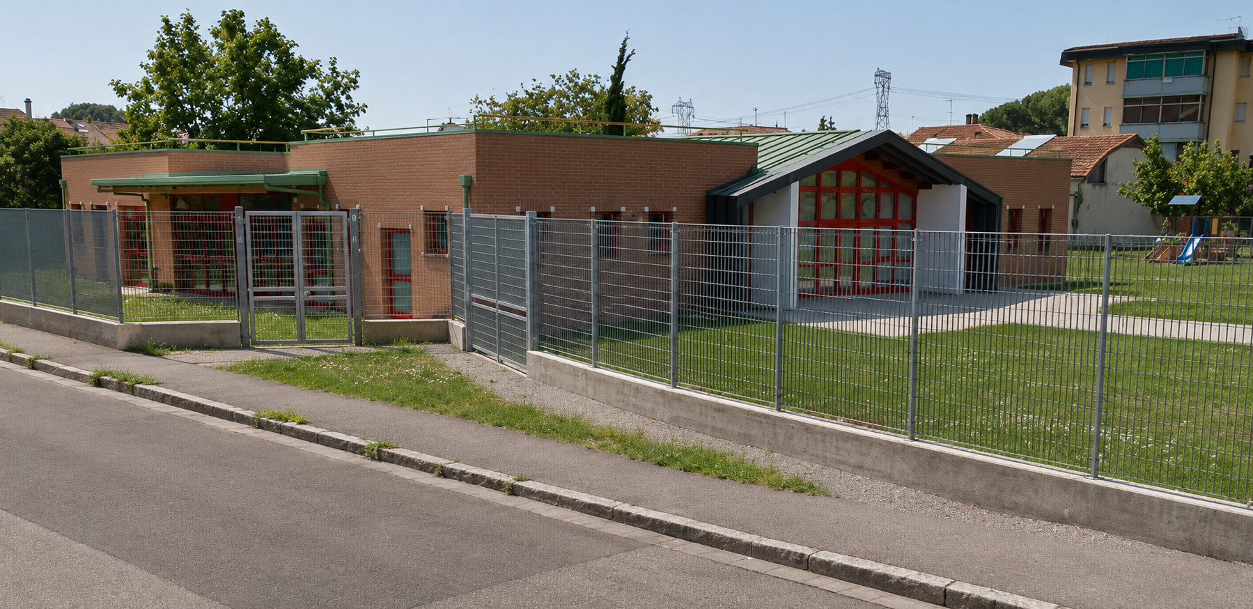 Progettazione degli impianti geotermici e idrico-sanitari per le scuole materne di Mezzana
